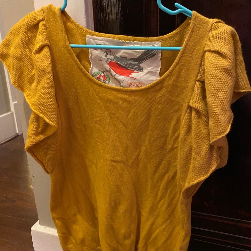 Yellow sweater